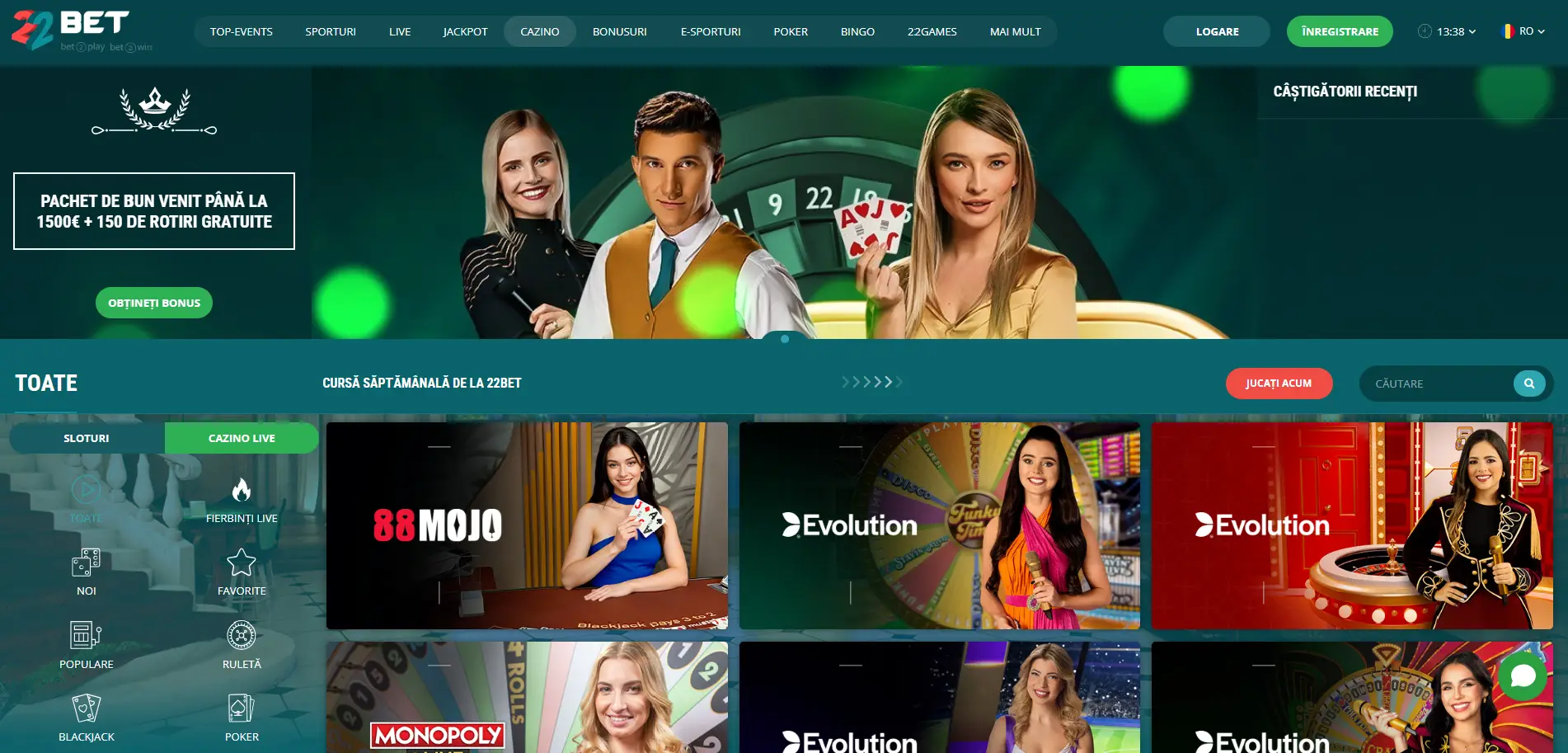 22Bet casino